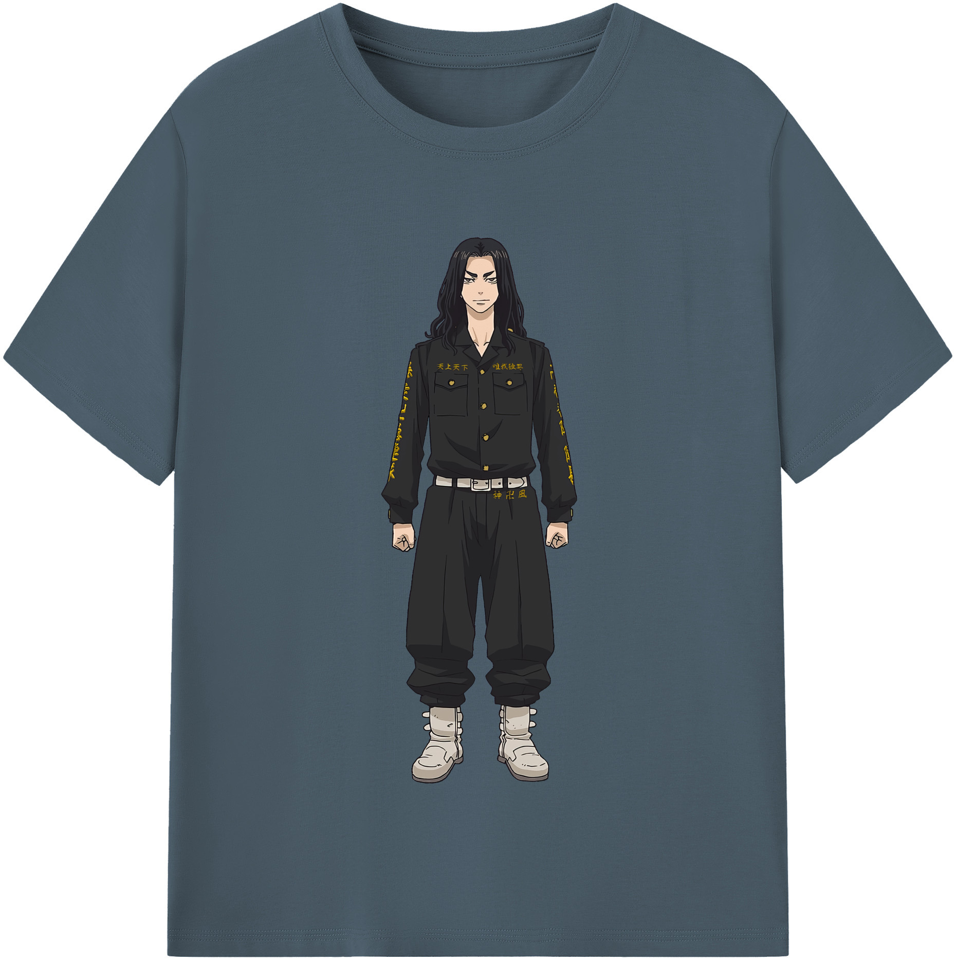 （画像用） 東京リベンジャーズ Tokyo Revengers 綿100％半袖Tシャツ（フロントプリント）